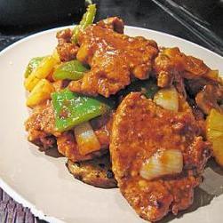 烤汁菠萝煎猪排的做法 烤汁菠萝煎猪排的做法