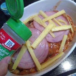 车打芝士培根黄豆焗马鲛鱼的做法 车打芝士培根黄豆焗马鲛鱼的做法