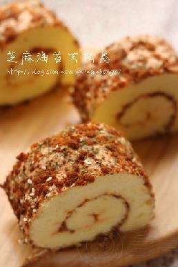芝麻海苔肉松卷的做法 芝麻海苔肉松卷的做法