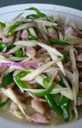 仔姜肉丝的做法 仔姜肉丝的做法