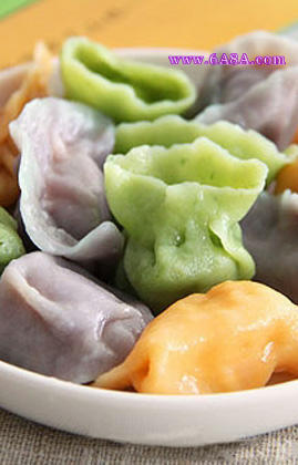 彩色营养饺子的做法 彩色营养饺子的做法