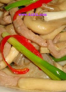 平菇炒肉丝的做法 平菇炒肉丝的做法