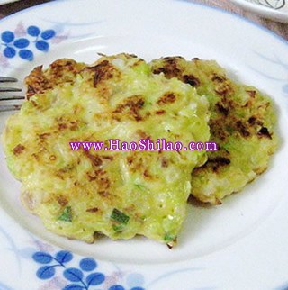 白菜咸肉末蛋饼的做法 白菜咸肉末蛋饼的做法
