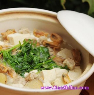 牡蛎豆腐煲的做法 牡蛎豆腐煲的做法