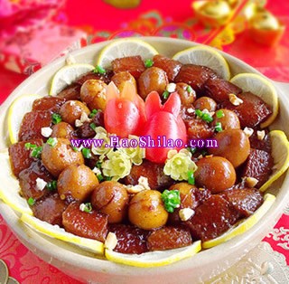 招财进宝—元宝红烧肉的做法 招财进宝—元宝红烧肉的做法