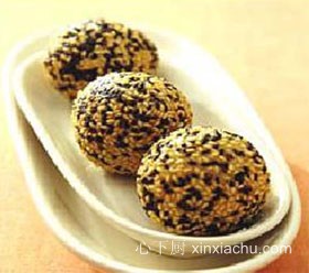 糯米芝麻球的做法 糯米芝麻球的做法