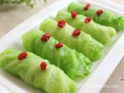 蚝香翡翠包菜卷的做法 蚝香翡翠包菜卷的做法