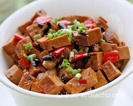 豆鼓烧香干的做法 豆鼓烧香干的做法